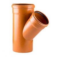 Тройник для наружной канализации Valfex 160х110х45°