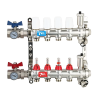 Гребенка для теплого пола Vieir VR116, 2 выхода