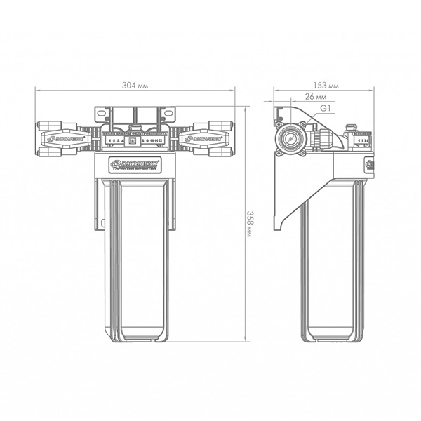 Фильтр магистральный Джилекс 1 М Т