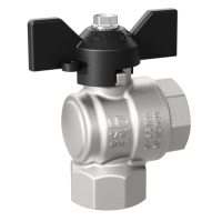 Кран шаровой латунный угловой LD Pride 47.15.В-В.У.Б Ду 15 Ру 40 бабочка