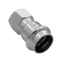 Соединитель с внутренней резьбой нержавеющая сталь Vieir Ver-pro 15x1/2" мм