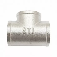 Тройник Skat sti 3/4" внутр.-внутр.-внутр., латунный никелированный