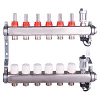 Коллектор для теплого пола Aqualink 02704, 6 выходов