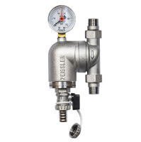 Фильтр промывной Fix Hot Zeissler 3/4" с манометром