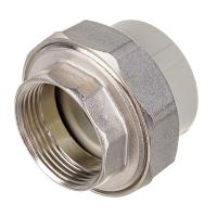 Муфта разъёмная (американка) с внутренней резьбой Valfex 32 мм х 1 1/4", серая