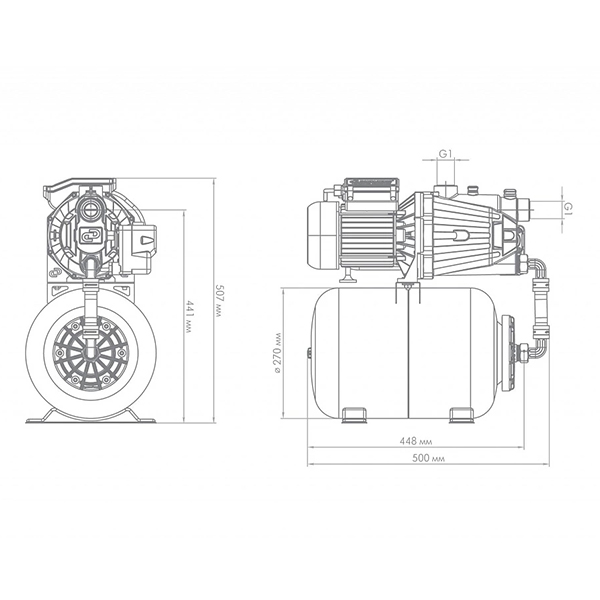 Насосная станция Джилекс Джамбо 70/50 П-24