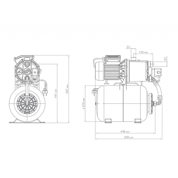Насосная станция Джилекс Джамбо 70/50 Н-24
