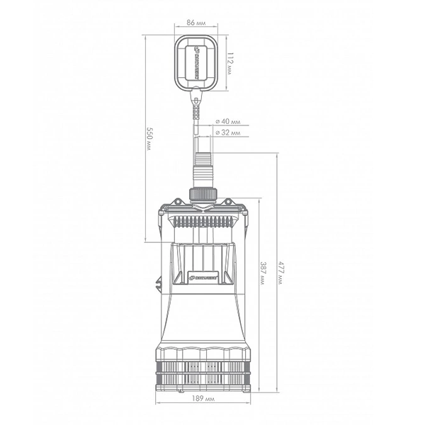 Дренажный насос Джилекс Дренажник 200/25