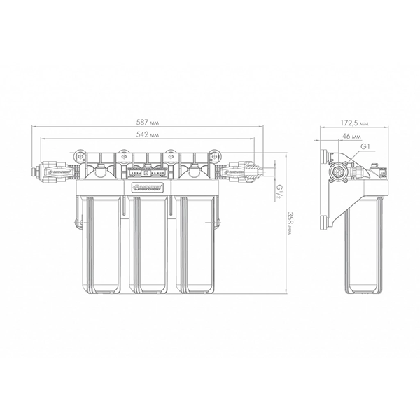 Фильтр магистральный Джилекс 1 М Т3