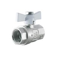 Кран шаровой Skat sti 1/2", бабочка, вн-вн