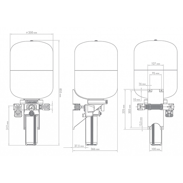 Система для поддержания давления Джилекс Краб-T 50