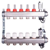 Коллектор для теплого пола Aqualink 02703, 5 выходов