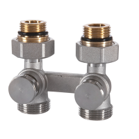 Узел для нижнего подключения радиаторов Icma 897, прямой