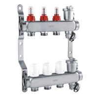 Коллектор для теплого пола FixHot HRT11-H2604, 2 выхода