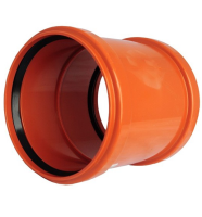 Муфта двухраструбная для наружной канализации Valfex 160 мм