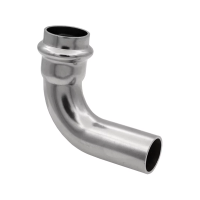 Уголок 90° (раструб-труба) нержавеющая сталь Vieir Ver-pro 22x22 мм