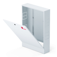 Шкаф коллекторный наружный Wester ШРН-2, 550х118х652 мм