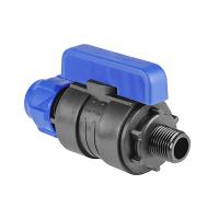 Кран шаровой компрессионный цанга-наружная резьба Valfex 20x3/4"