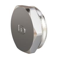 Пробка в трубу LD Pride 2", латунная никелированная