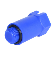 Заглушка монтажная Skat Юста Пласт 1/2" синяя