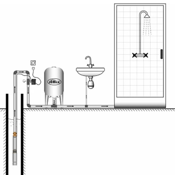 Скважинный насос Jemix СН 3-2-45