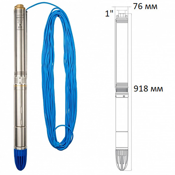 Погружной центробежный насос Джилекс Водомёт 3ДК 45/85
