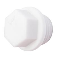 Заглушка полипропиленовая резьбовая Valfex 20 x 1/2", белая