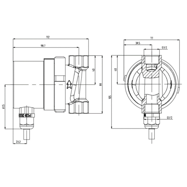 Рециркуляционный насос Skat a&p Comfort-es 15-1.5