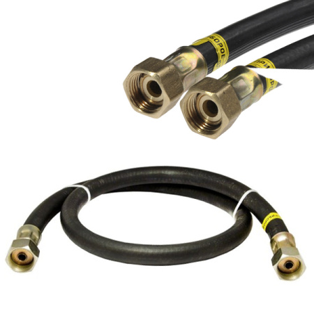 Шланг для газа резиновой Skat стм 1/2" гайка-гайка 150 см