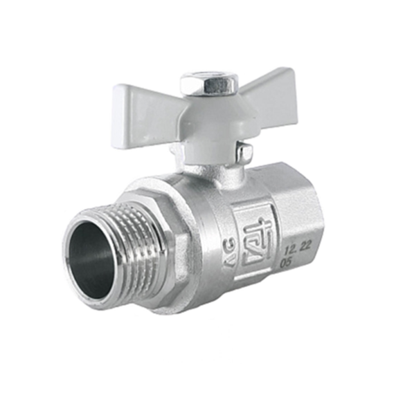 Кран шаровой Skat sti 3/4", бабочка, нр-вн