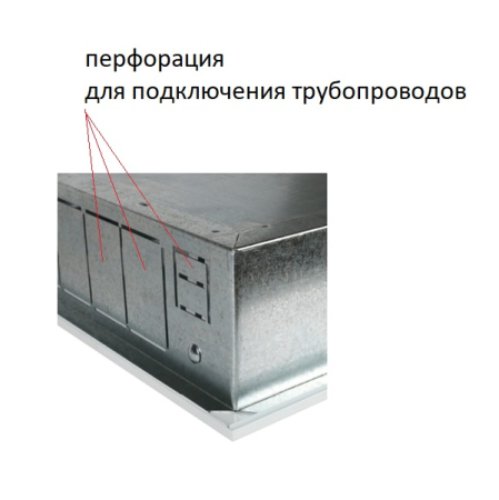 Шкаф коллекторный внутренний Wester ШРВ-2, 550х120х648 мм
