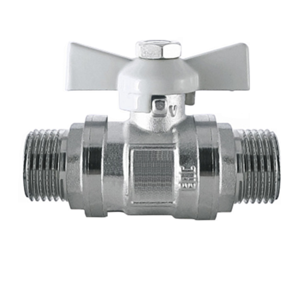 Кран шаровой Skat sti 3/4", бабочка, нр-нр