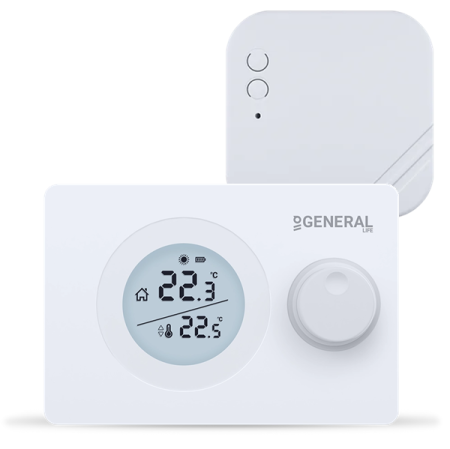 Комнатный термостат General HT220 RF суточный, беспроводной