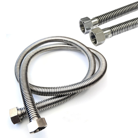 Шланг сильфонный для газа FixHot Aqualink 3/4", гайка-гайка, 150 см