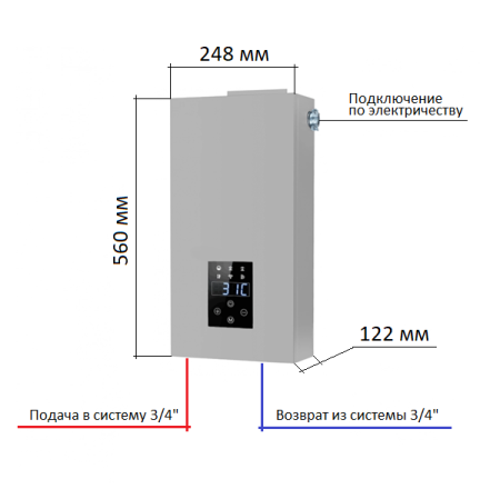 Котёл электрический Skat 11 кВт