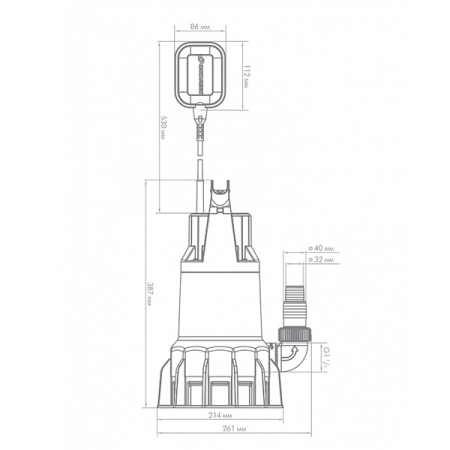 Фекальный насос Джилекс Фекальник 330/12
