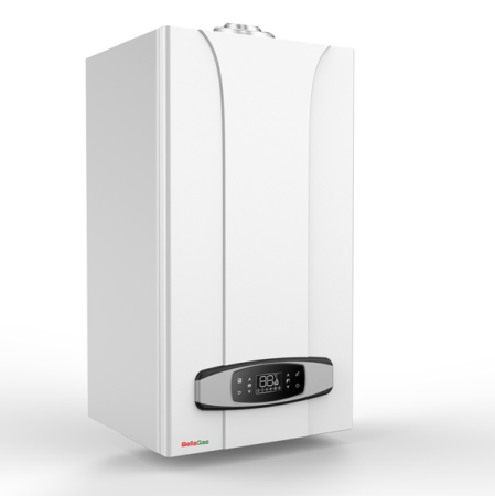 Газовый котёл BellaGas Premium 24, с трубой